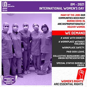 Poster - International women's day	 - in english 